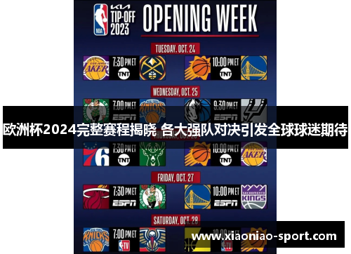 欧洲杯2024完整赛程揭晓 各大强队对决引发全球球迷期待